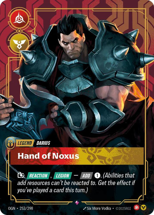 Darius - Hand of Noxus - Riftbound: League of Legends TCG