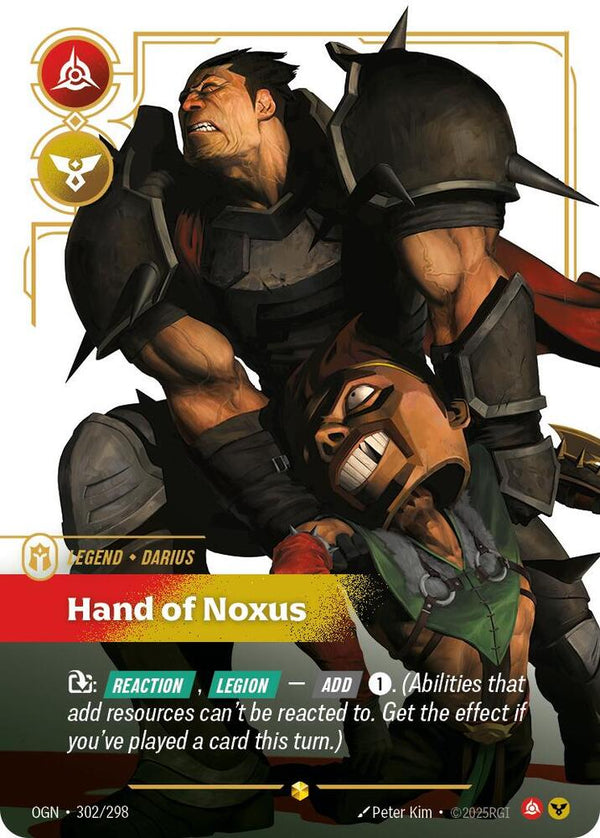 Darius - Hand of Noxus (Overnumbered) - Riftbound: League of Legends TCG
