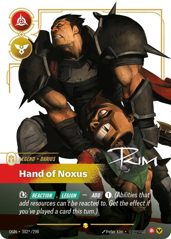 Darius - Hand of Noxus (Signature) - Riftbound: League of Legends TCG