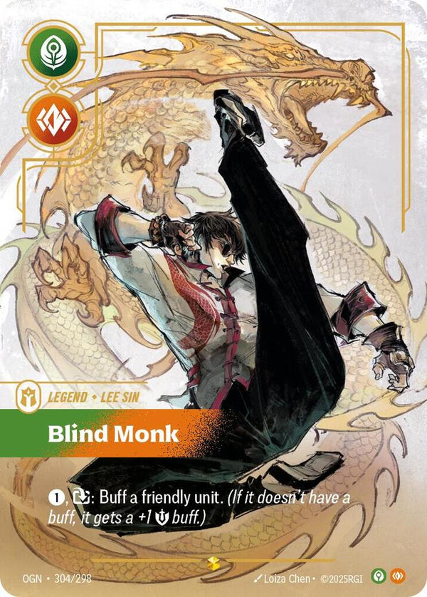 Lee Sin - Blind Monk (Overnumbered) - Riftbound: League of Legends TCG