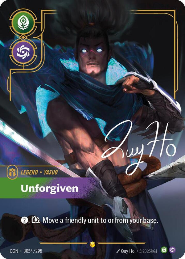 Yasuo - Unforgiven (Signature) - Riftbound: League of Legends TCG