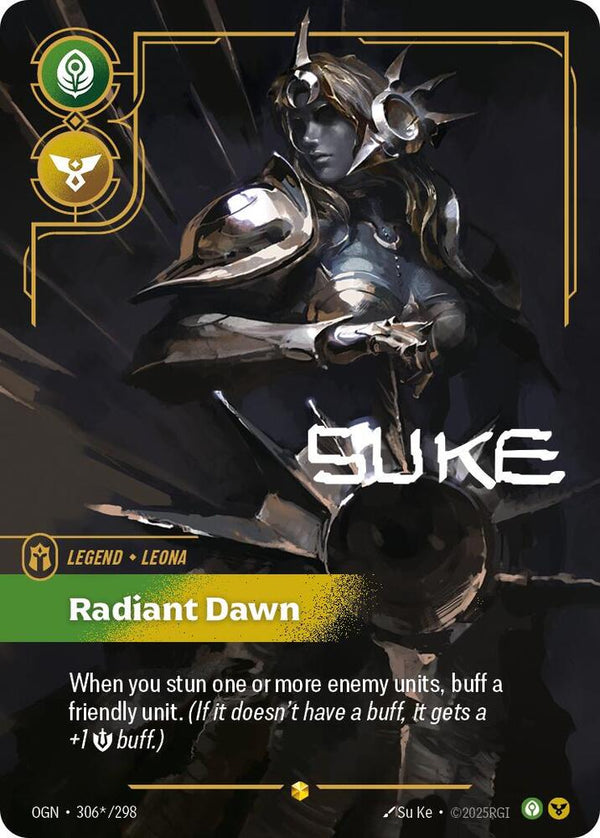 Leona - Radiant Dawn (Signature) - Riftbound: League of Legends TCG