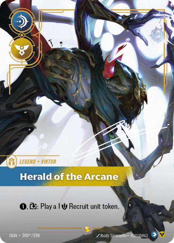 Viktor - Herald of the Arcane (Signature) - Riftbound: League of Legends TCG