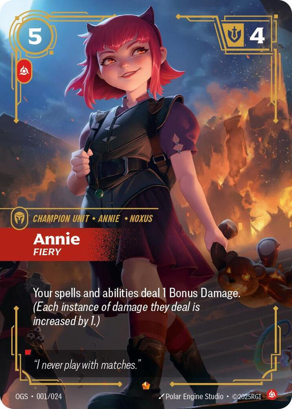 Annie - Fiery - Riftbound: League of Legends TCG