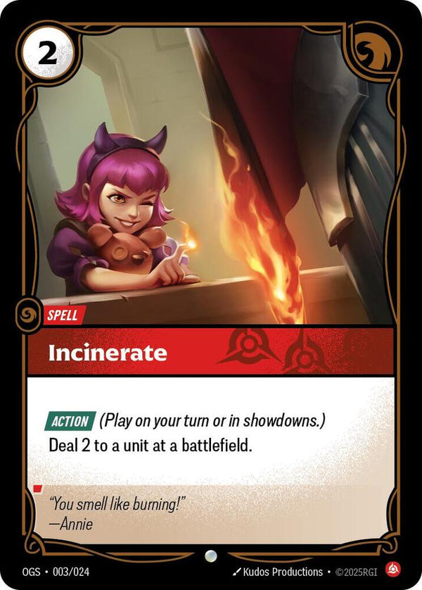 Incinerate - Riftbound: League of Legends TCG