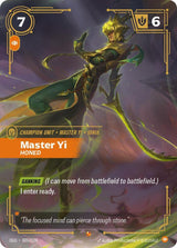 Master Yi - Honed - Riftbound: League of Legends TCG