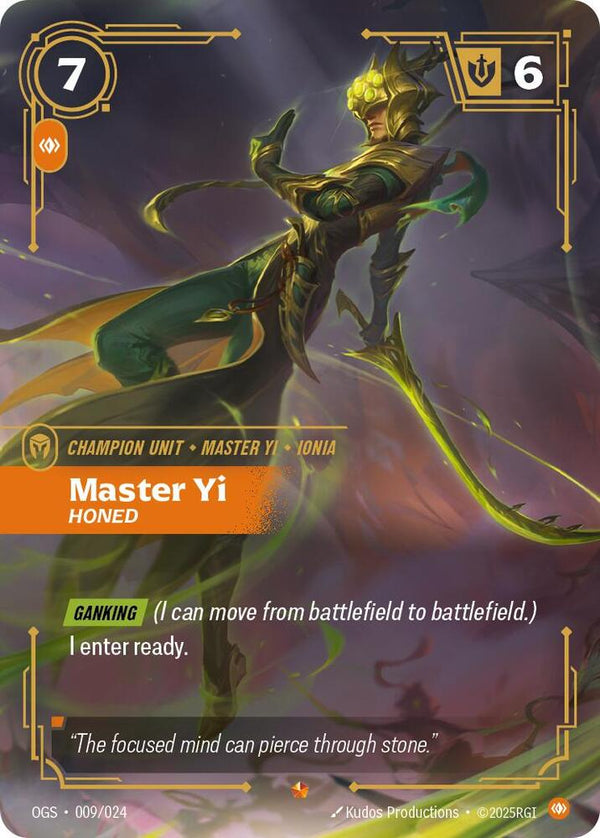 Master Yi - Honed - Riftbound: League of Legends TCG