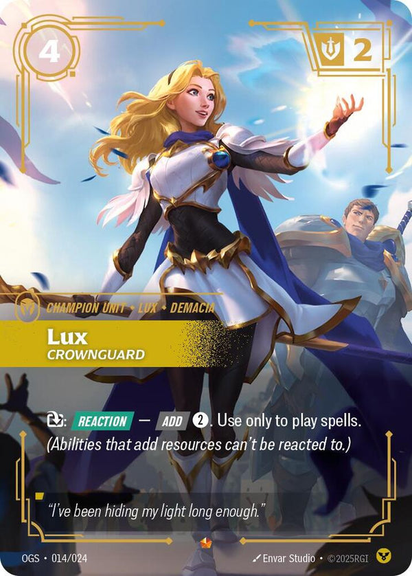 Lux - Crownguard - Riftbound: League of Legends TCG