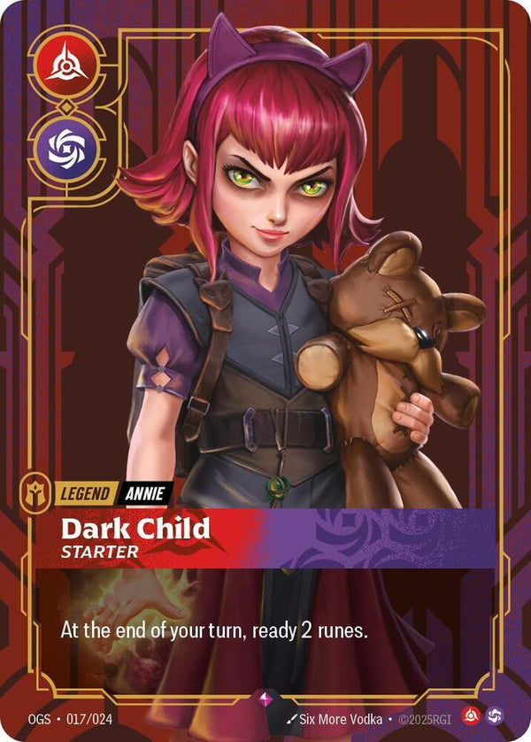 Annie - Dark Child (Starter) - Riftbound: League of Legends TCG