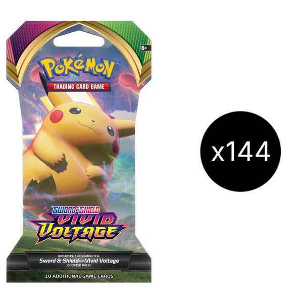 Vivid Voltage Sleeved Booster Case - Pokémon