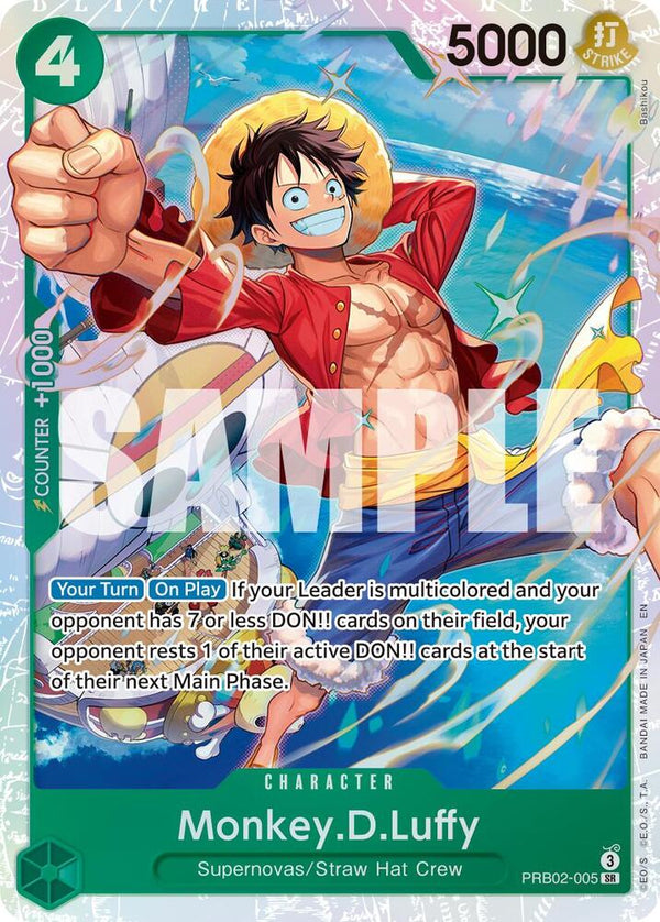 Monkey.D.Luffy - PRB02-005 - One Piece Card Game