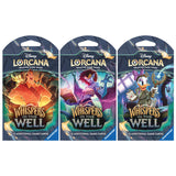 Disney Lorcana: Whispers in the Well Sleeved Booster Pack Art Bundle [Set of 3] - Disney Lorcana
