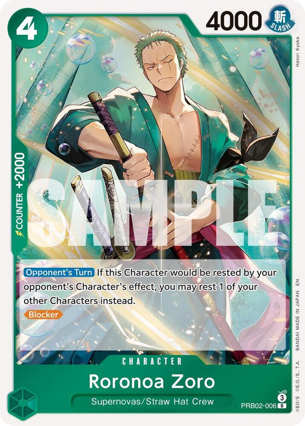 Roronoa Zoro - PRB02-006 - One Piece Card Game