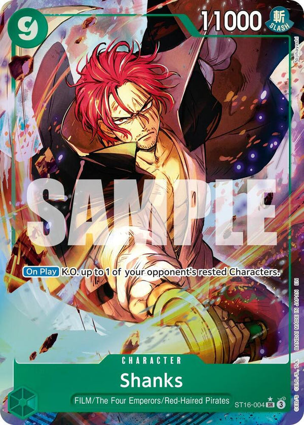 Shanks - ST16-004 (Alternate Art) - One Piece Card Game