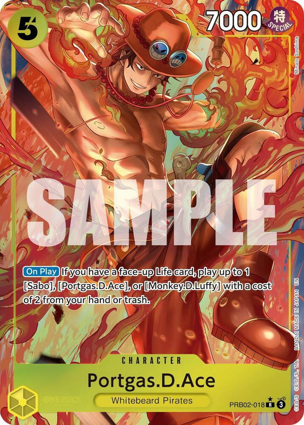 Portgas.D.Ace - PRB02-018 (Alternate Art) - One Piece Card Game