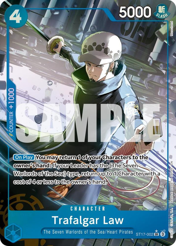 Trafalgar Law - ST17-002 (Alternate Art) - One Piece Card Game