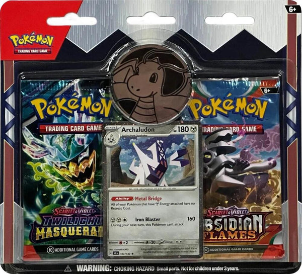 Checklane 2-Pack Blister [Archaludon] (3-tab) - Pokémon