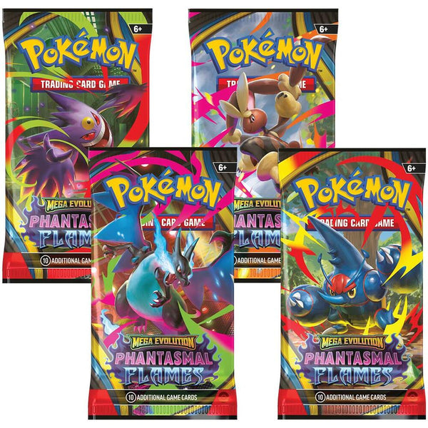 Phantasmal Flames Booster Pack Art Bundle [Set of 4] - Pokémon