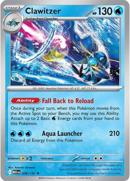 Clawitzer - 038/132 - Pokémon