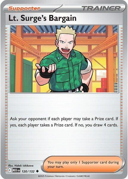 Lt. Surge's Bargain - 120/132 - Pokémon