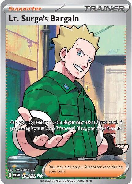 Lt. Surge's Bargain - 170/132 - Pokémon
