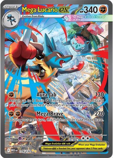 Mega Lucario ex - 179/132 - Pokémon
