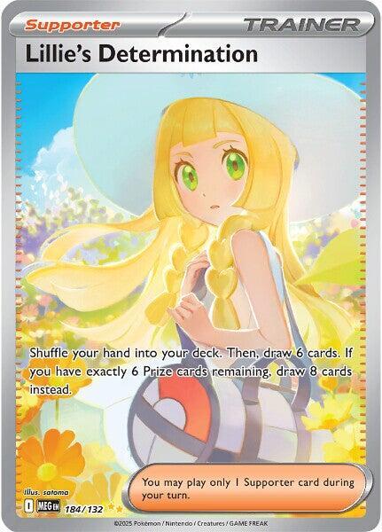 Lillie's Determination - 184/132 - Pokémon