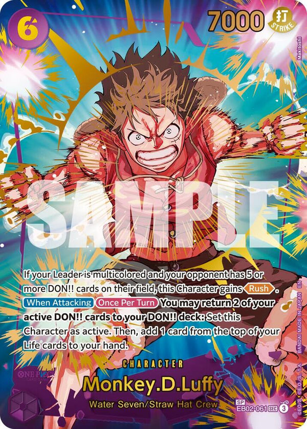 Monkey.D.Luffy - EB02-061 (SP) - One Piece Card Game