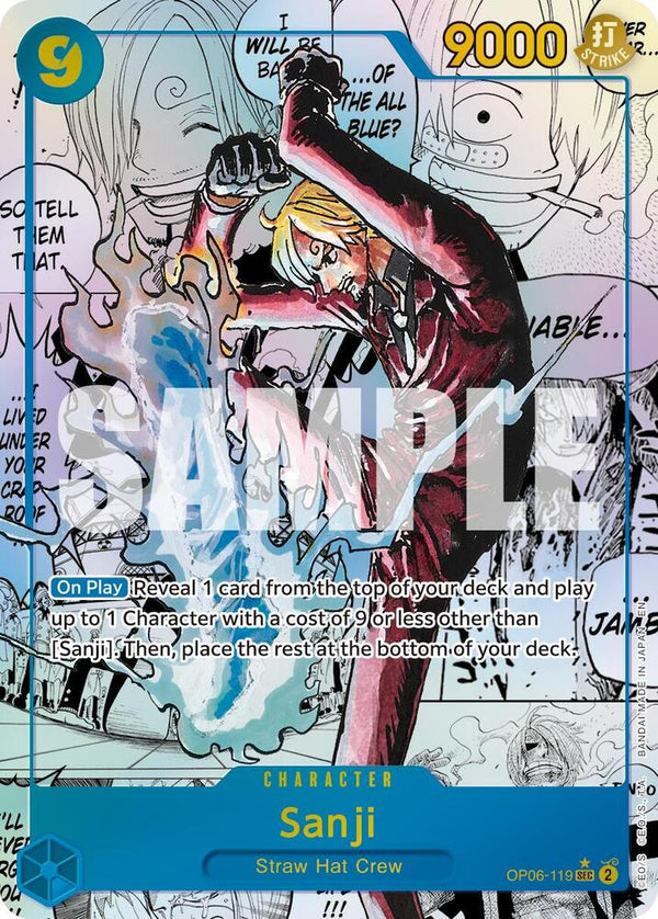 Sanji - OP06-119 (Manga) - One Piece Card Game