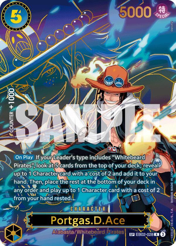 Portgas.D.Ace - EB02-028 (SP) - One Piece Card Game