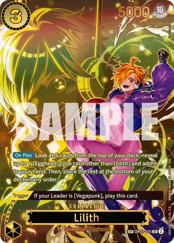 Lilith - OP07-111 (SP) - One Piece Card Game