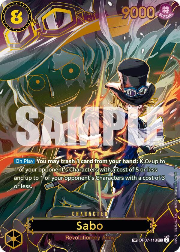 Sabo - OP07-118 (SP) - One Piece Card Game