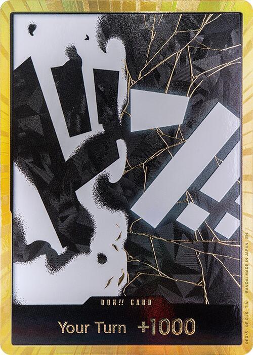DON!! Card (Teach) (Gold) - One Piece Card Game