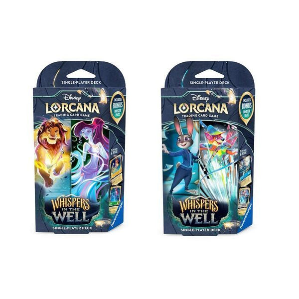 Disney Lorcana: Whispers in the Well Starter Deck [Set of 2] - Disney Lorcana