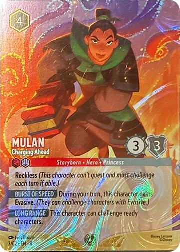 Mulan - Charging Ahead (Foil) - Disney Lorcana