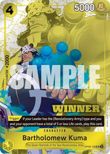 Bartholomew Kuma (Winner Pack 2025 Vol. 4) - One Piece Card Game