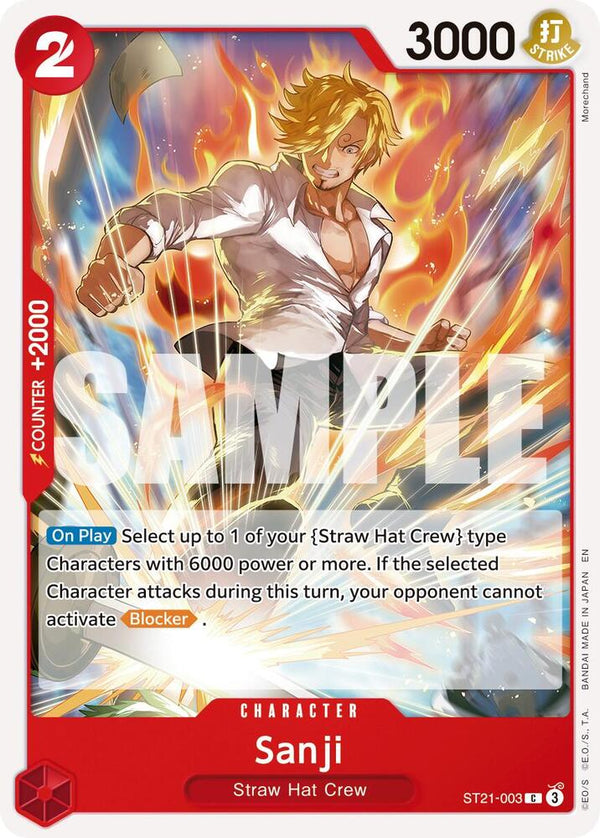 Sanji - ST21-003 (Reprint) - One Piece Card Game