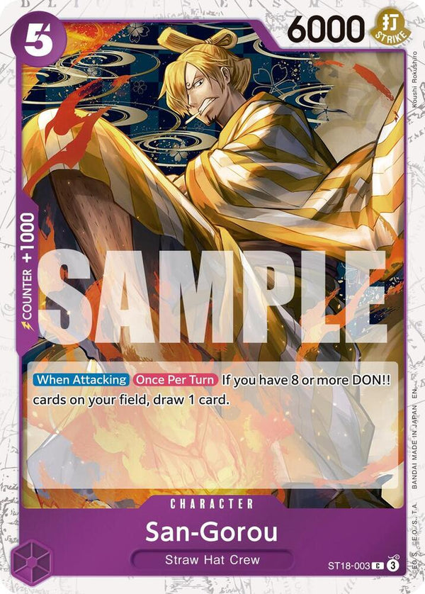 San-Gorou (Pirate Foil) - One Piece Card Game