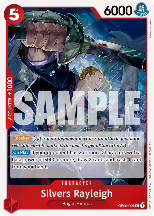 Silvers Rayleigh - OP09-005 (Reprint) - One Piece Card Game