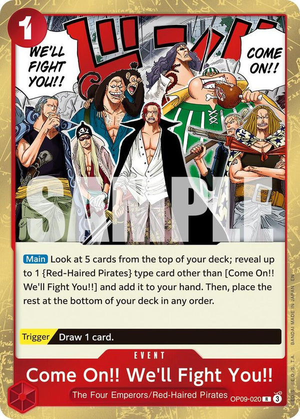 Come On!! We'll Fight You!! (Reprint) - One Piece Card Game