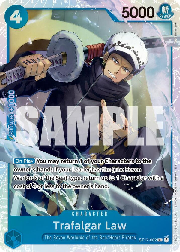 Trafalgar Law - ST17-002 (Reprint) - One Piece Card Game