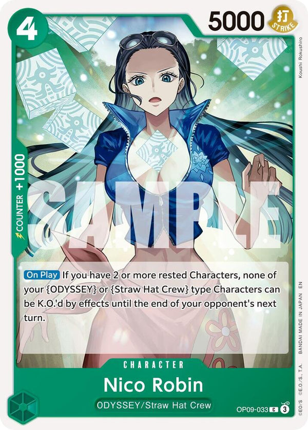 Nico Robin - OP09-033 (Reprint) - One Piece Card Game