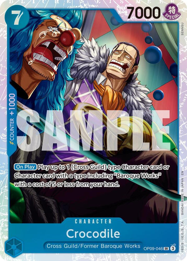 Crocodile - OP09-046 (Reprint) - One Piece Card Game