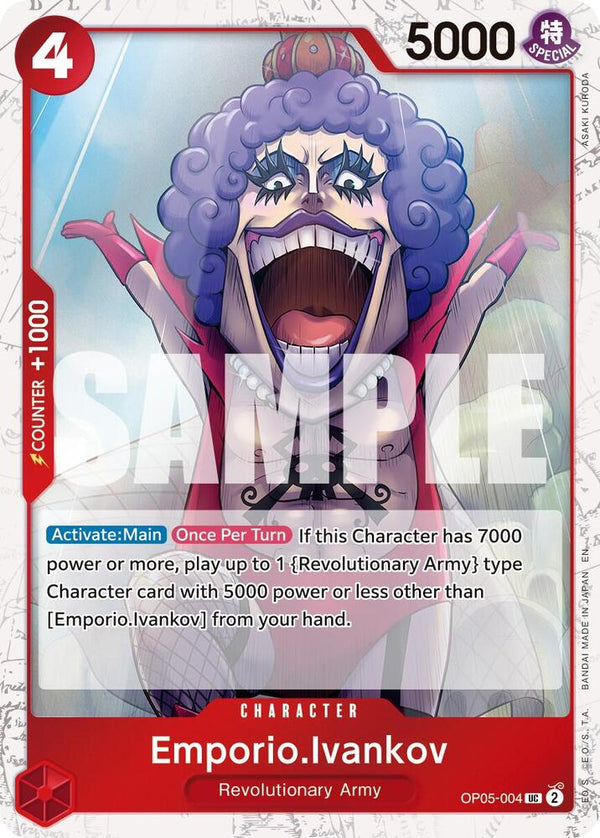 Emporio.Ivankov (Pirate Foil) - One Piece Card Game