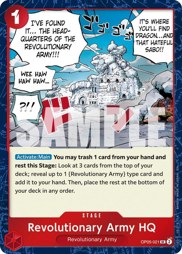 Revolutionary Army HQ (Pirate Foil) - One Piece Card Game