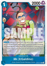 Mr.3(Galdino) - OP09-056 (Reprint) - One Piece Card Game