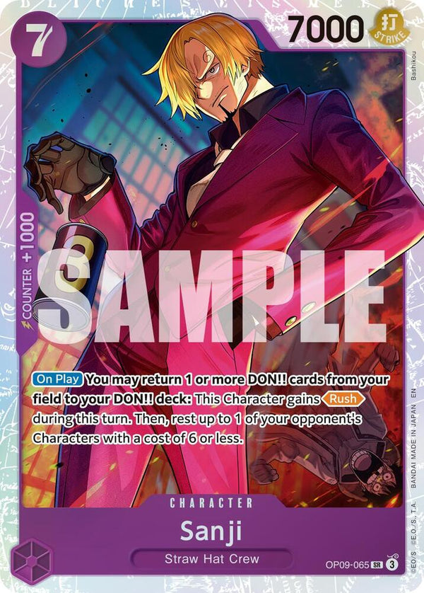 Sanji - OP09-065 (Reprint) - One Piece Card Game
