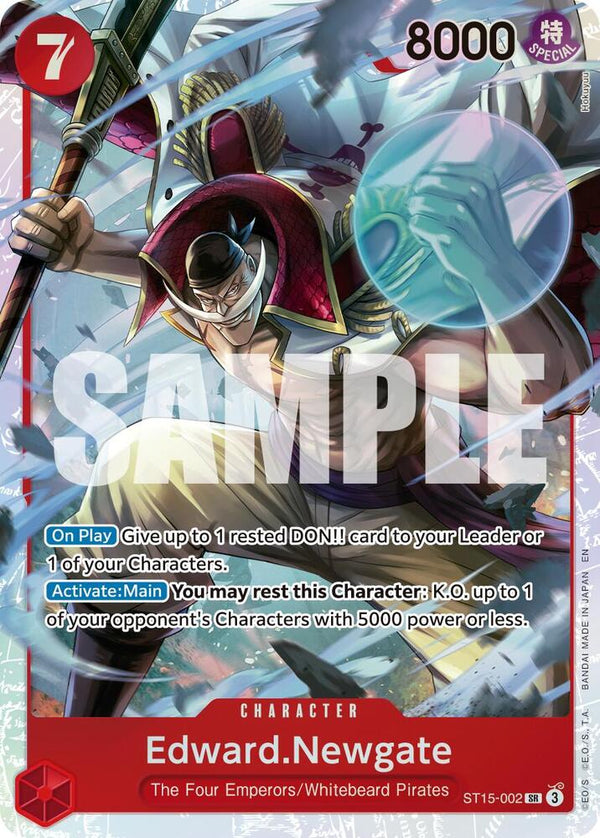 Edward.Newgate - ST15-002 (Reprint) - One Piece Card Game
