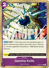 Gamma Knife (Pirate Foil) - One Piece Card Game