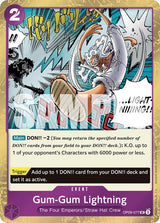 Gum-Gum Lightning (Pirate Foil) - One Piece Card Game